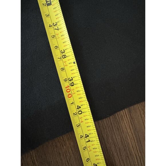 Black Halo 3/4 Sleeve Jackie in Black Stretch Gabardine Belted Sheath Dress 4 - Picture 10 of 15